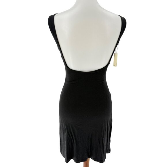 OGL Black Sheath Mini Dress Sleeveless Bateau, S - Picture 3 of 10